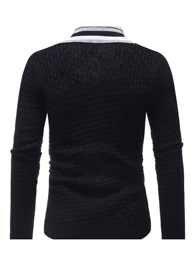 Casual Winter Sweater Black