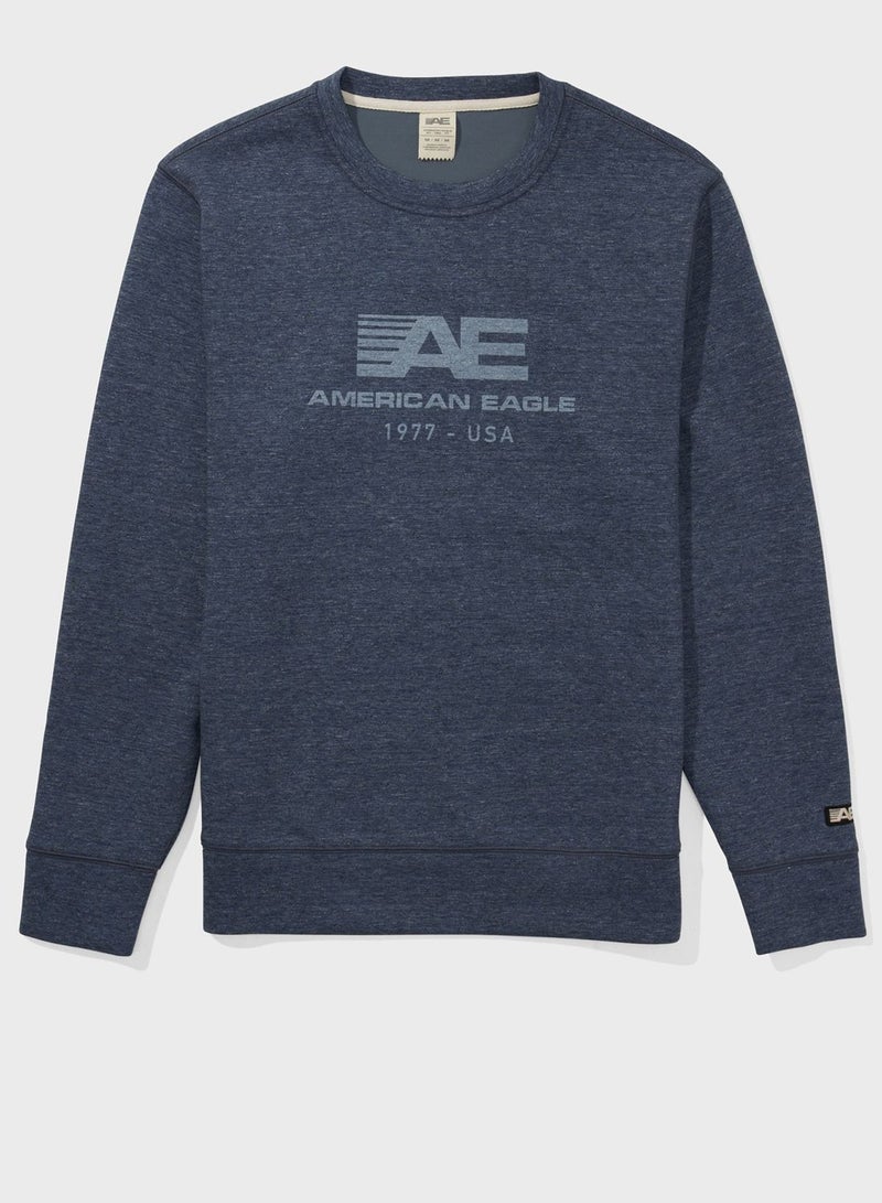 Logo Crew Neck Sweatshirt