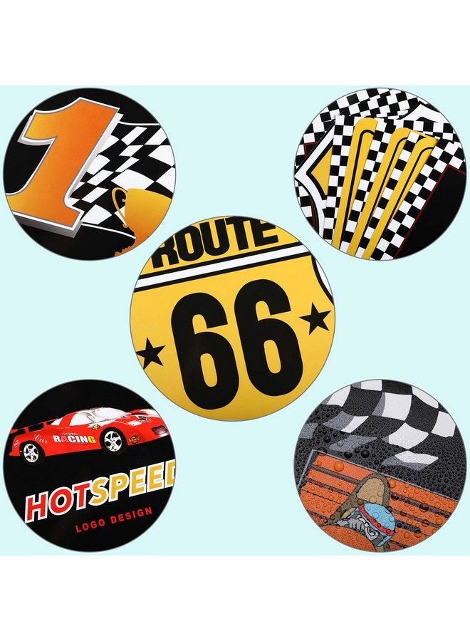 12 Pieces Race Car Party Decorations Funny Race Car Signs Racing Party Signs Cutouts Let Go Racing Party Supplies For Race Fans Birthday Party