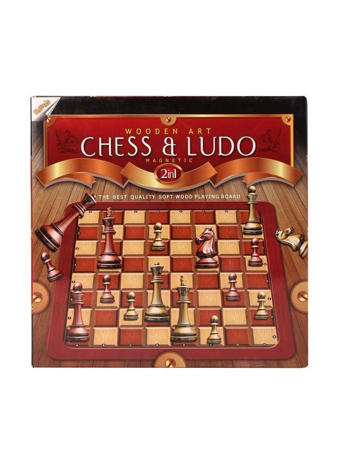 2-In-1 Chess And Ludo Board Game