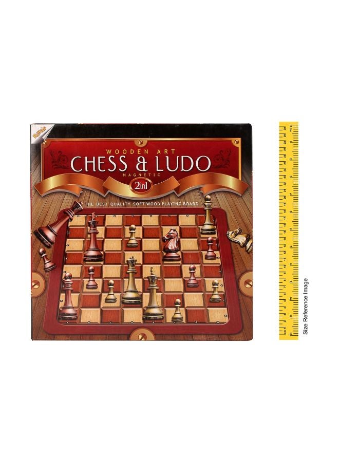 2-In-1 Chess And Ludo Board Game