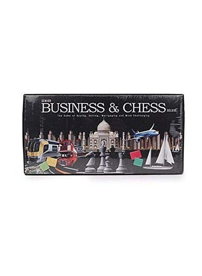 2-In-1 Classic Chess And Business Deluxe Board Game