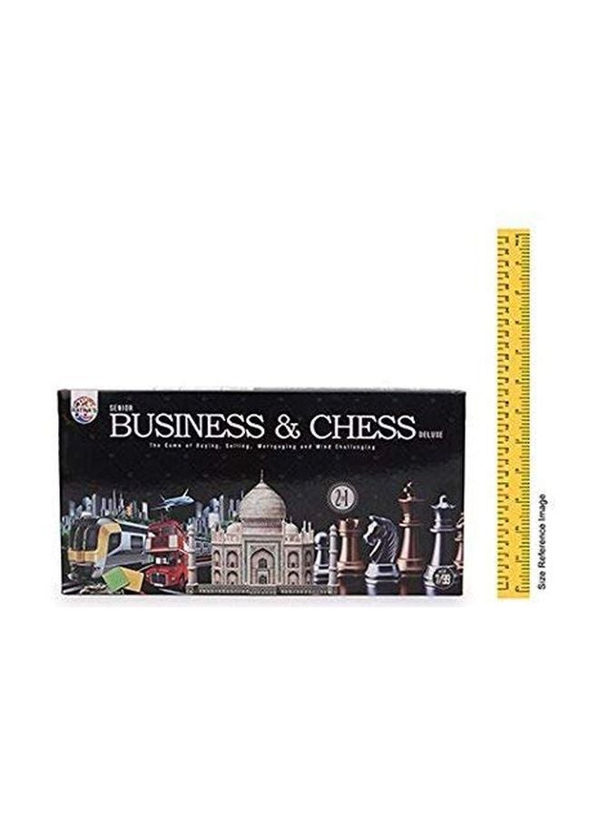 2-In-1 Classic Chess And Business Deluxe Board Game