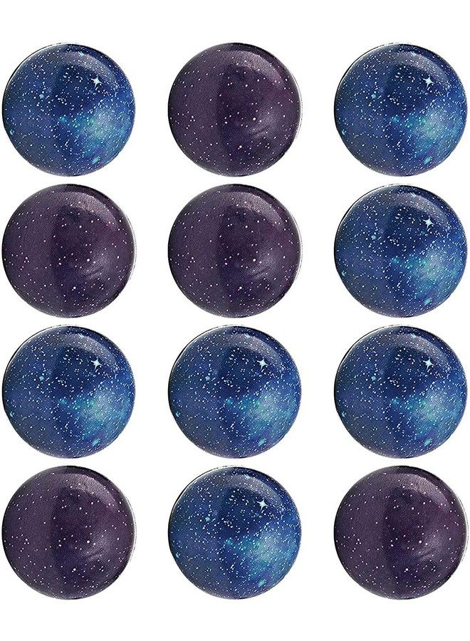 2.5 Inch Stress Balls For Kids And Adults Outer Space Starlight Galaxy Design In Breathtaking Colors Bulk Set Of 12 Space Theme Squeeze Balls