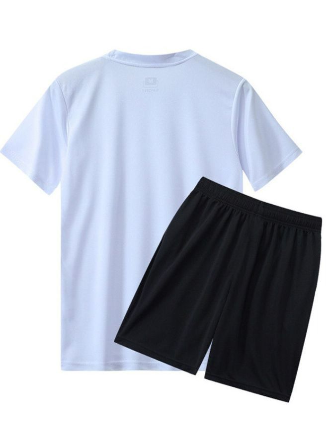 Men's Short and T-shirt Tracksuit Sports Suit Activewear Set