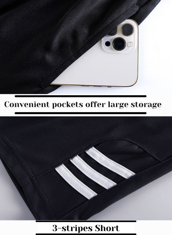 Men's Short and T-shirt Tracksuit Sports Suit Activewear Set