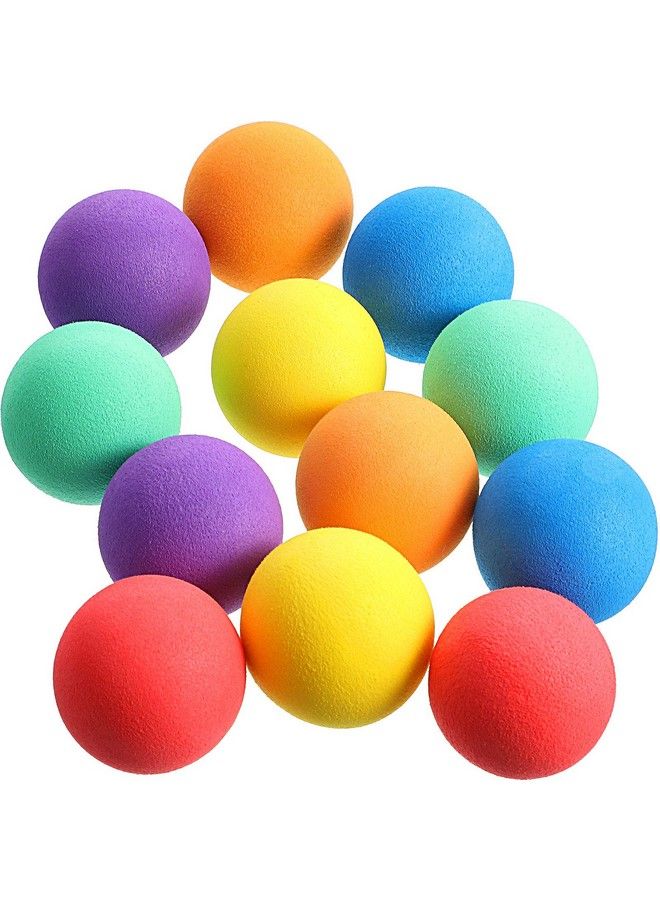 36 Pieces Soft Foam Balls Mini Sponge Play Balls Lightweight Colorful Indoor Balls For Indoor Outdoor Playing Crafts Birthday Party Favors Bag Fillers