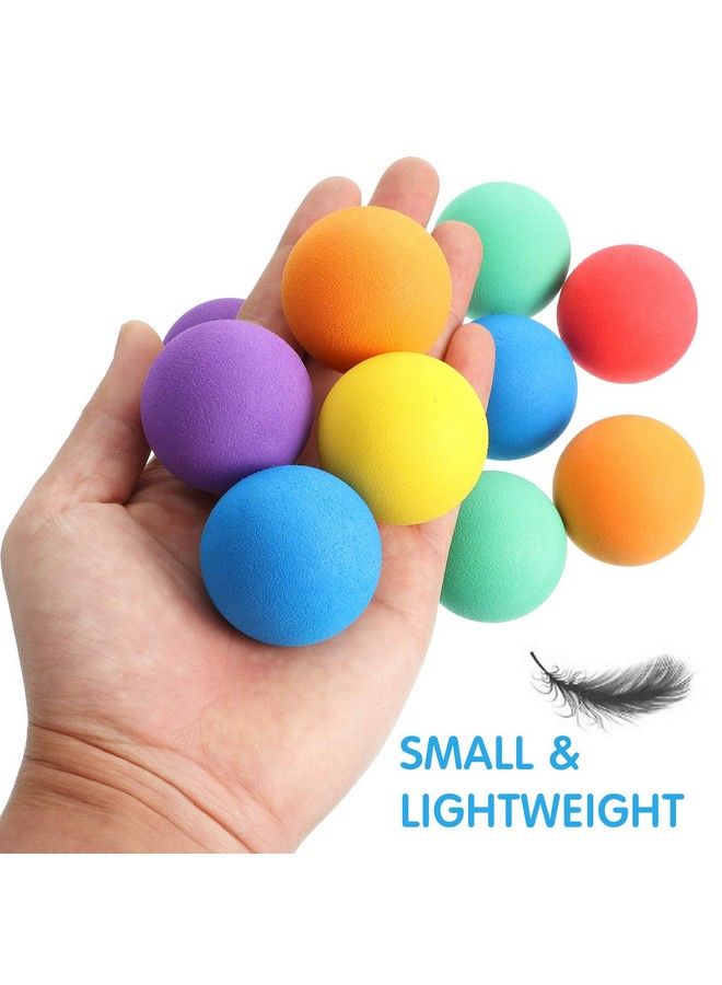 36 Pieces Soft Foam Balls Mini Sponge Play Balls Lightweight Colorful Indoor Balls For Indoor Outdoor Playing Crafts Birthday Party Favors Bag Fillers