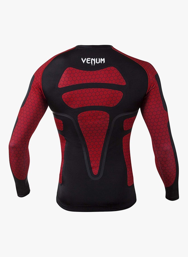 Weight Lifting Compression T-Shirt EKN0004 Red/Black