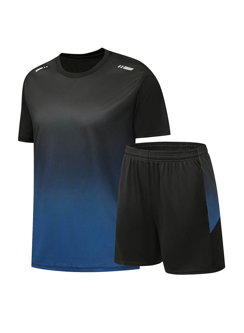 Loose Fitting Ice Silk Pants Quick Drying Sports Set