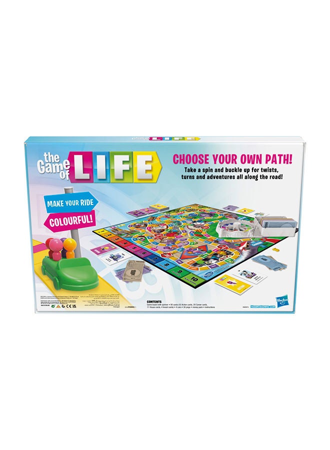 The Game of Life Board Game - Family Fun Game with Life Milestones, Spin to Win, Action Cards & Investment Tracker, Ages 8+