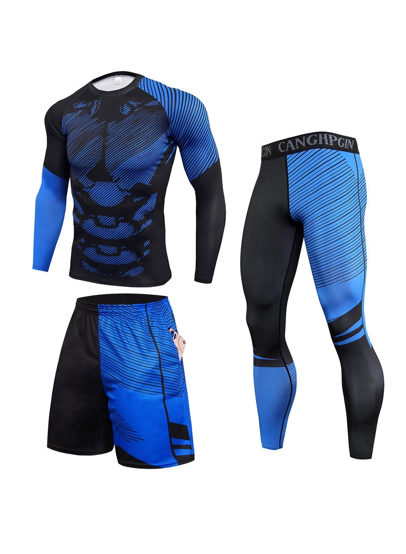 Loose Fitting Ice Silk Pants Quick Drying Sports Set