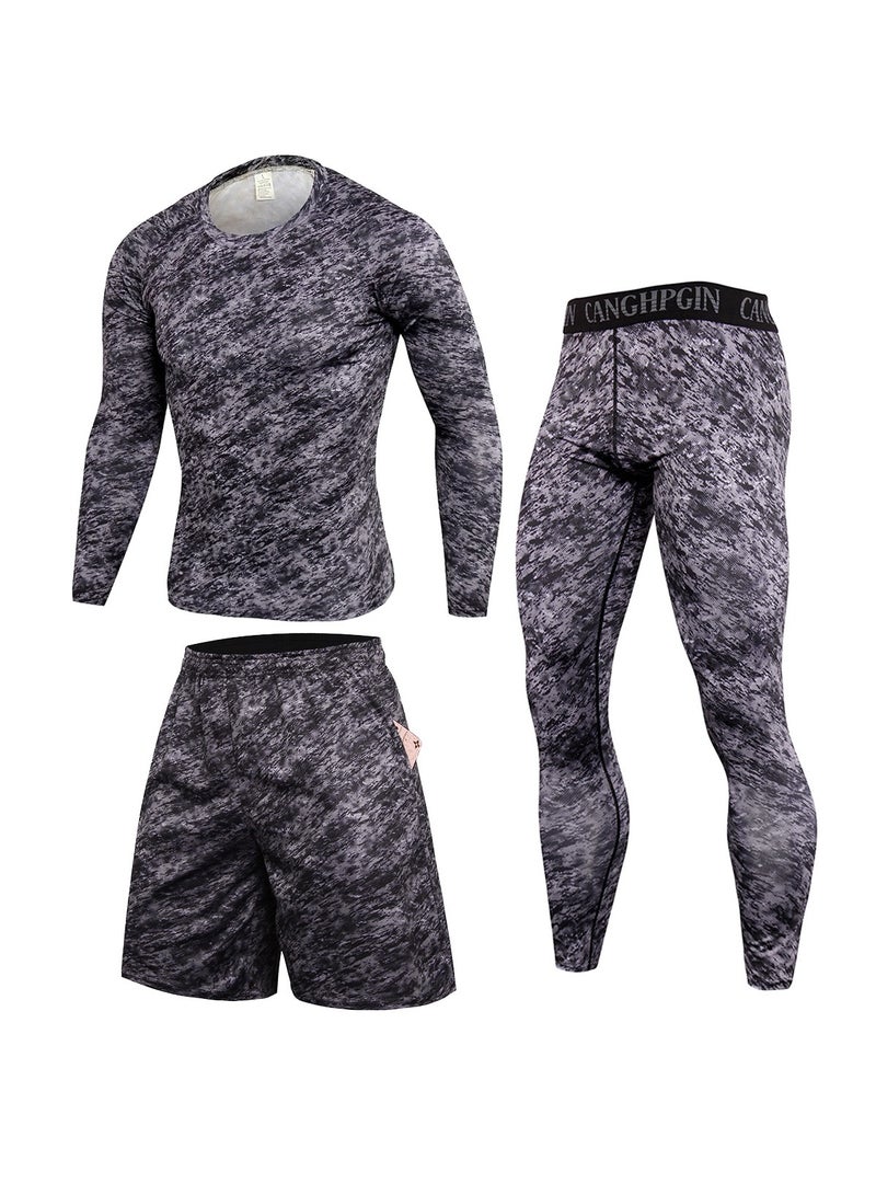 Loose Fitting Ice Silk Pants Quick Drying Sports Set