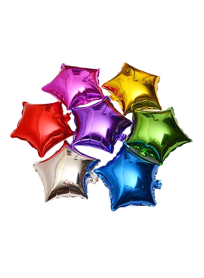 7-Piece Star Shaped Balloon Set 10inch