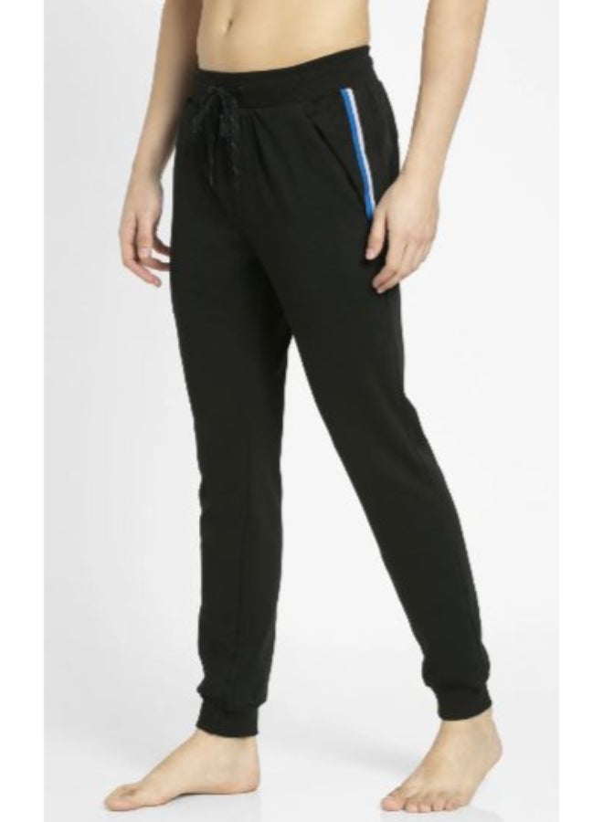 Drawstring Track Pant Black