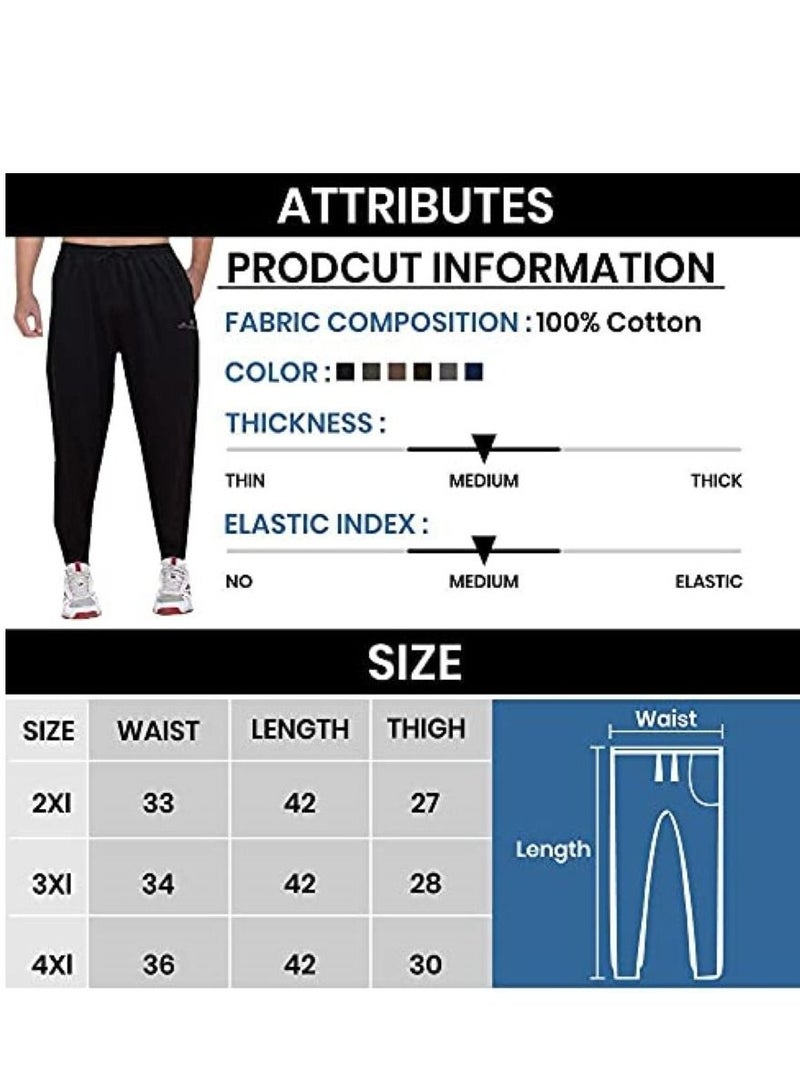 Eviking Men's Plus Size Track Pants Jogger & Comfort wear