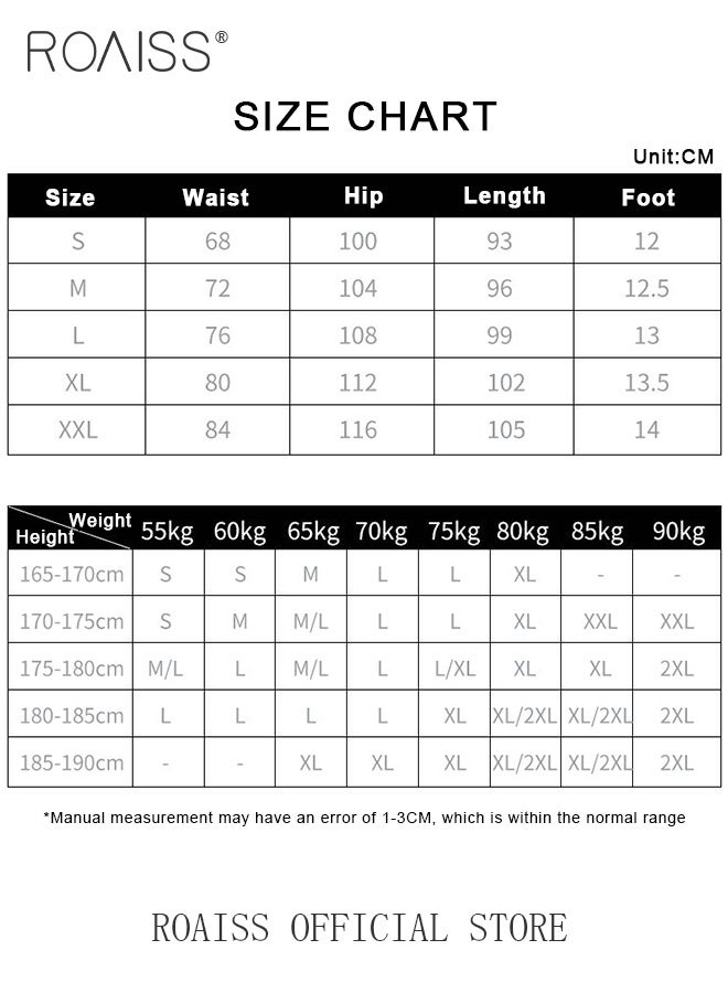 Men Sports Pants for Running Fitness Cycling Quick Dry Woven Workout Pants with Multiple Pockets Elastic Waistband and Tapered Cuffs Comfortable and Loose Fit Casual Long Trousers