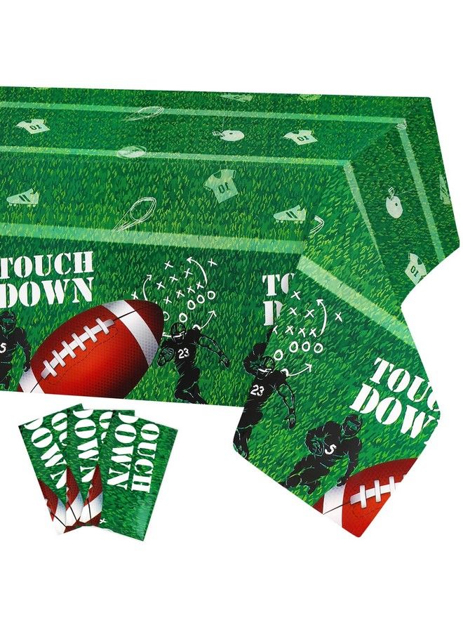 3 Packs Football Table Cover Football Theme Tablecloths For Game Day Sports Theme Birthday Party Supplies Outdoor School Event Party Decorations