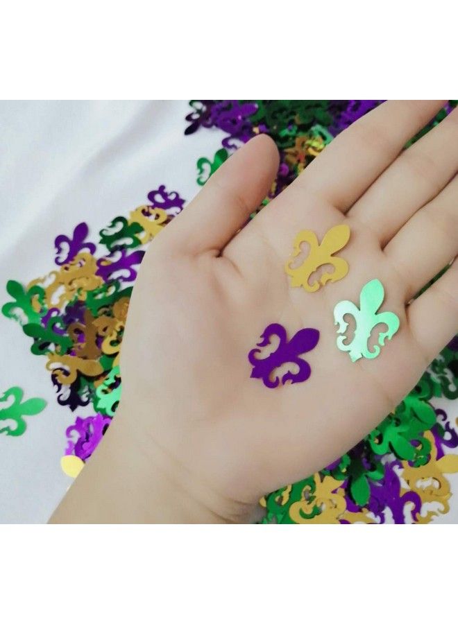 1400Pcs Mardi Gras Confetti Decorations Carnival Birthday Party Supplies Favors Table Decor