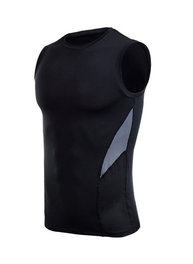 Quick Dry Running Vest Black/Grey