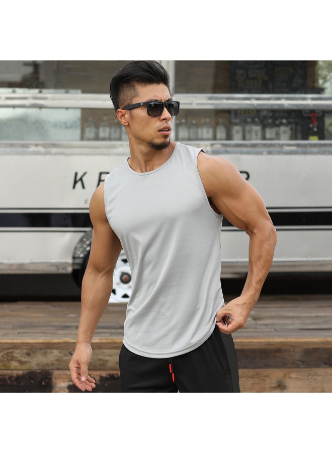 Quick Dry Sport Vest Light Grey
