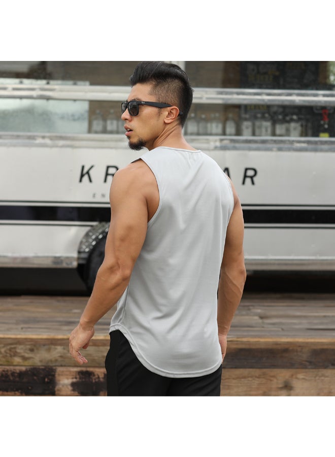 Quick Dry Sport Vest Light Grey