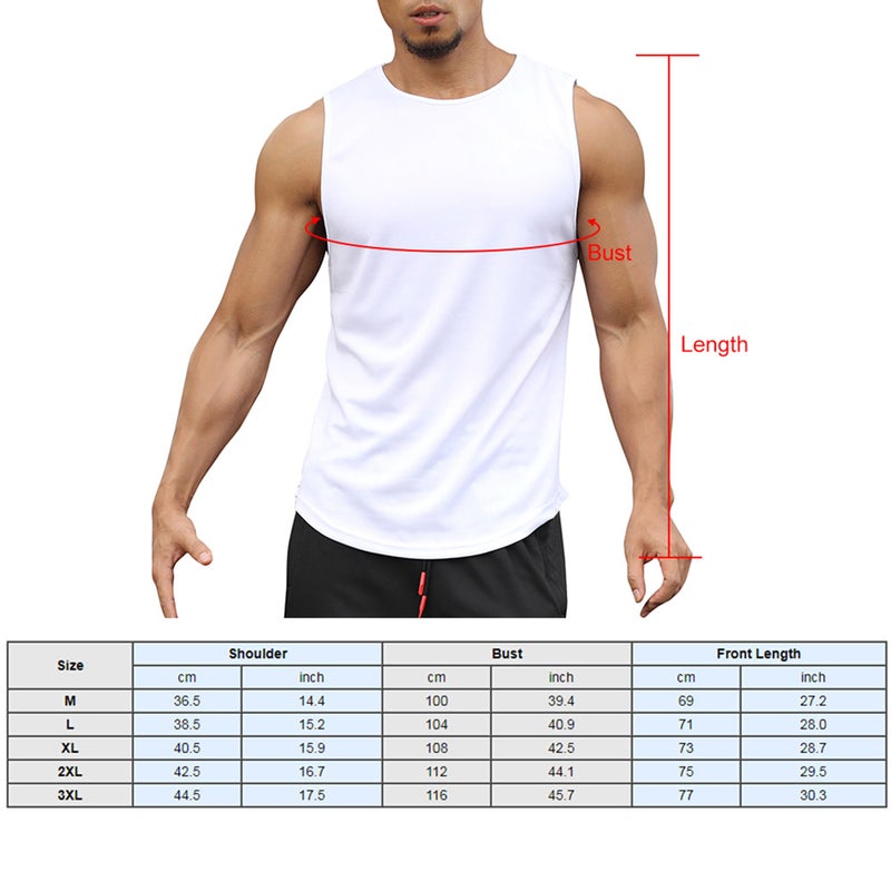 Men's Sport Tops Running Vest Green