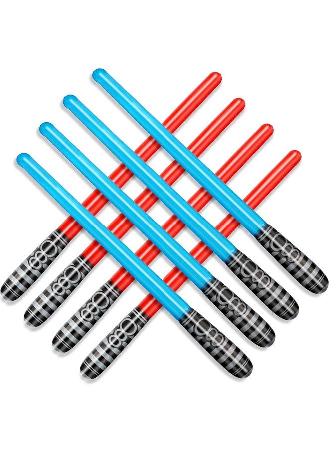 Inflatable Light Saber Sword Toys Set For Kids Party Favors 30 Inches (Pack Of 8)