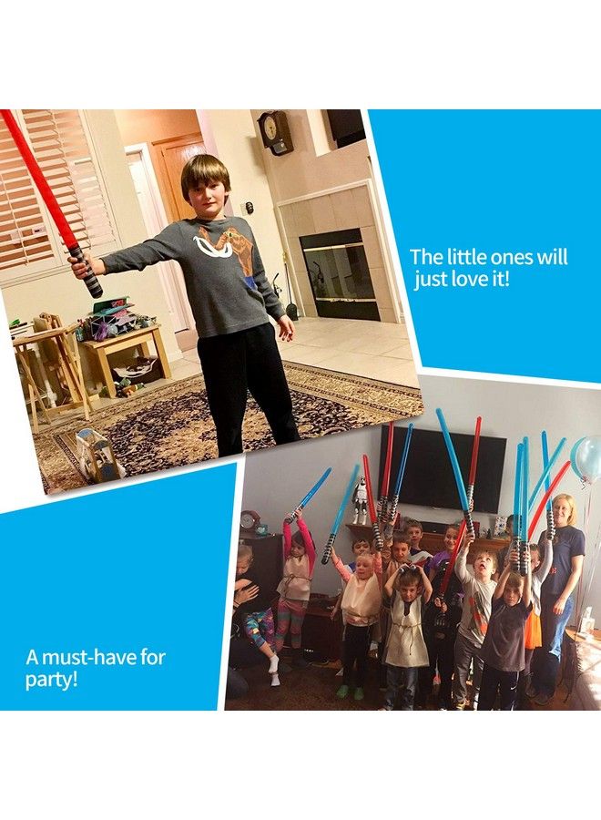 Inflatable Light Saber Sword Toys Set For Kids Party Favors 30 Inches (Pack Of 8)