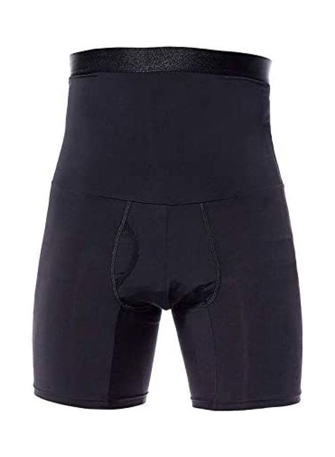 Solid High-Waist Shapewear Black