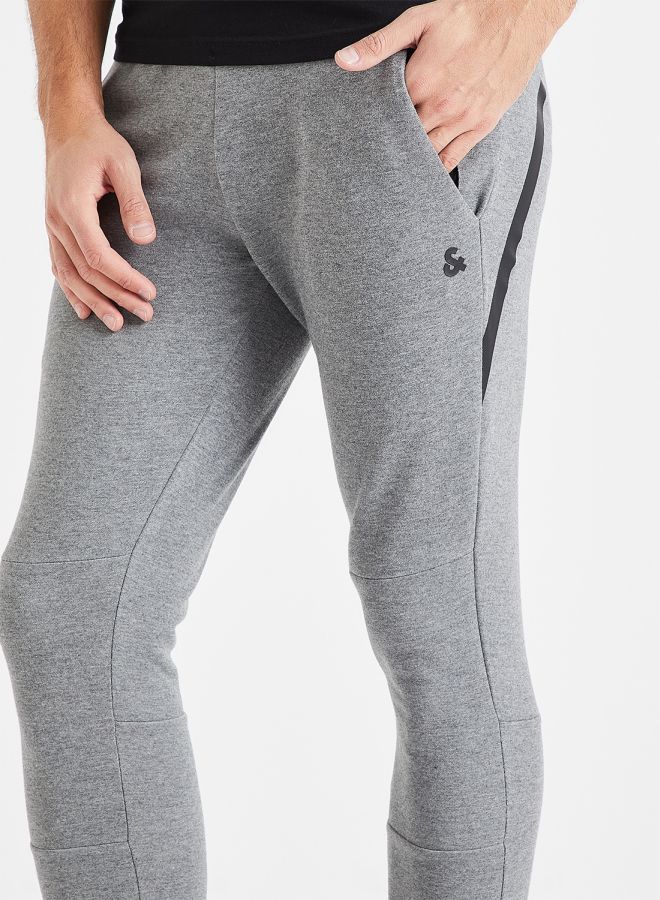 Side Stripe Detail Sweatpants Grey