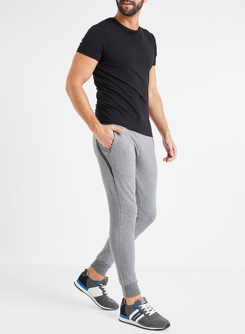 Side Stripe Detail Sweatpants Grey