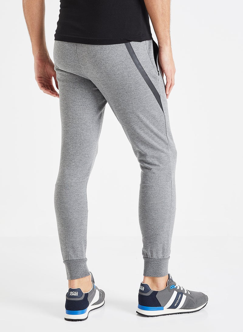 Side Stripe Detail Sweatpants Grey