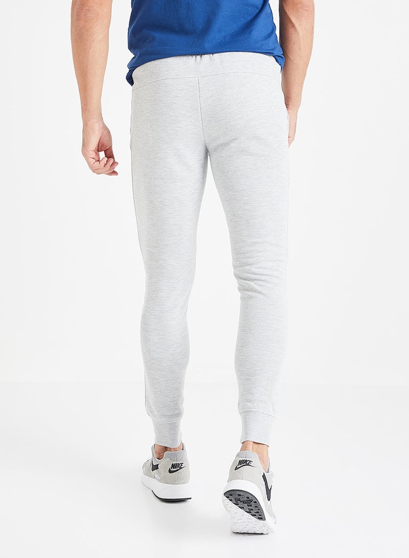 Drawstring Waist Sweatpants Grey