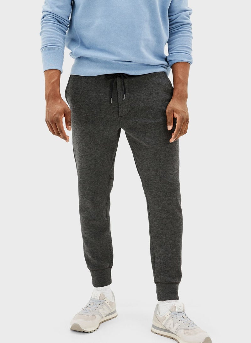 Drawstring Cuffed Sweatpants