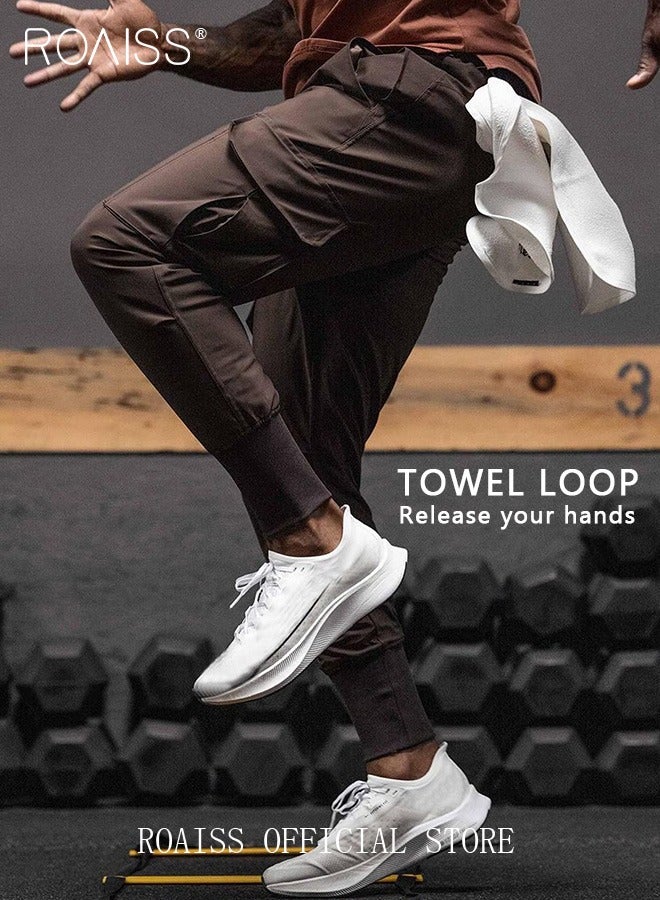 Workout Pans for Men Casual Trend Running Fitness Youth Sweatpants Solid Pants Men's Summer Men's Pants Men's