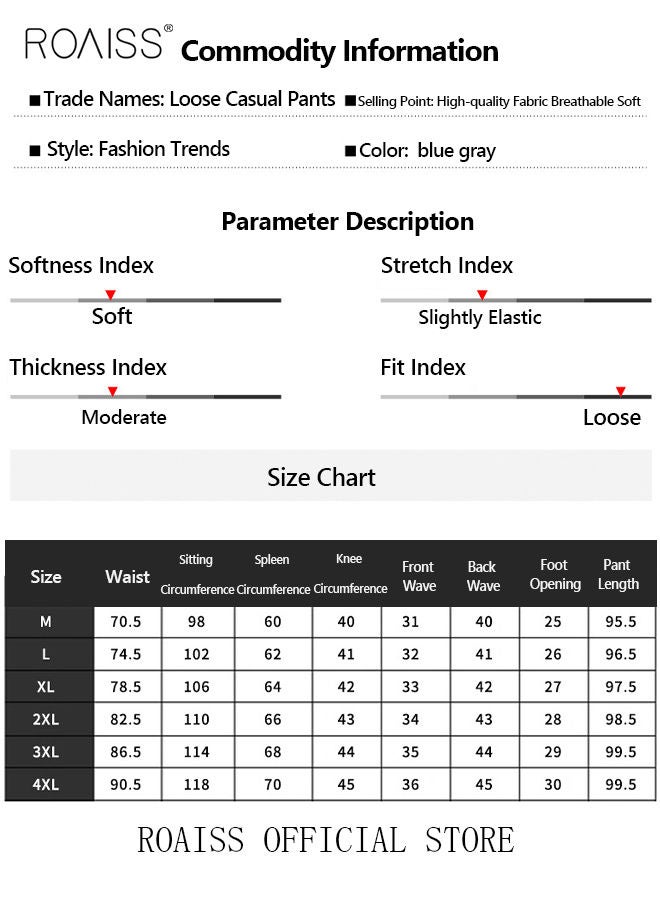 Men's Cargo Pants Casual Pants Made of Pure Cotton with Elastic Drawstring Suitable for Various Body Types Simple and Trendy