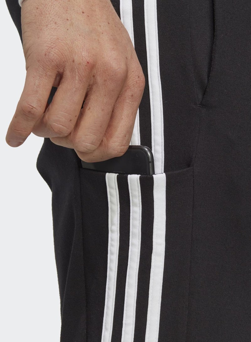 3 Stripes Single Jersey Tapered Open Sweatpants