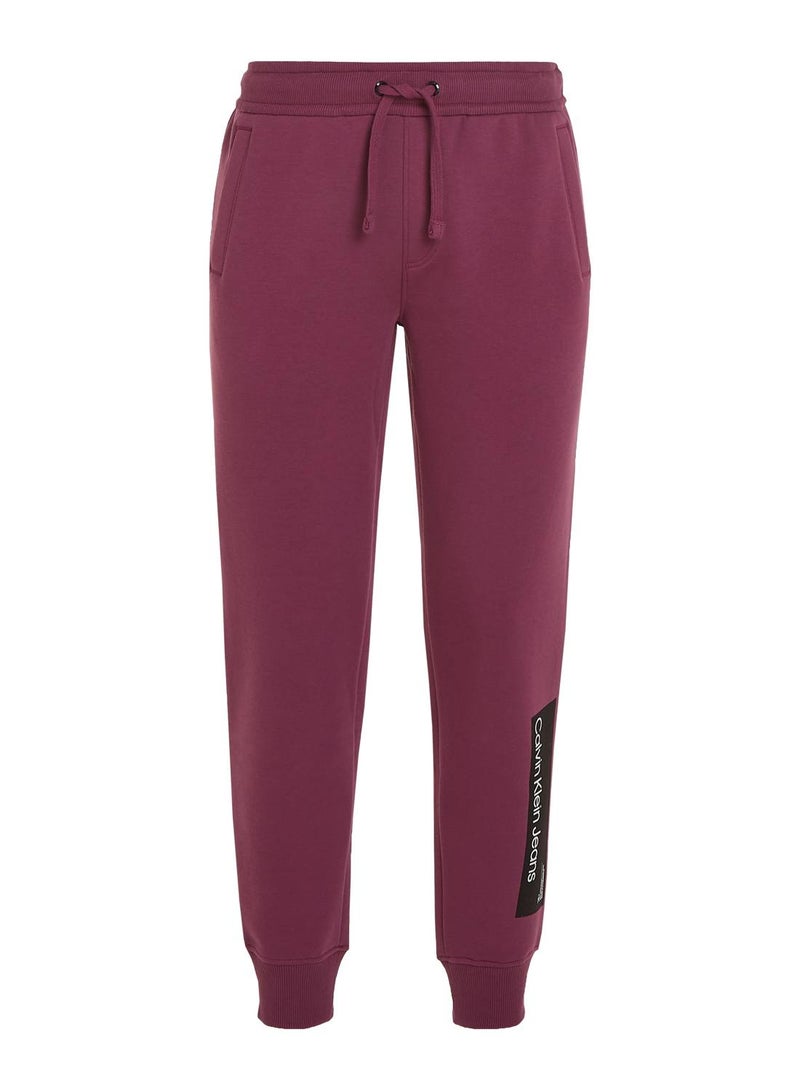 Calvin Klein Jeans Men's Sweatpants - Sportswear - Cotton , Red