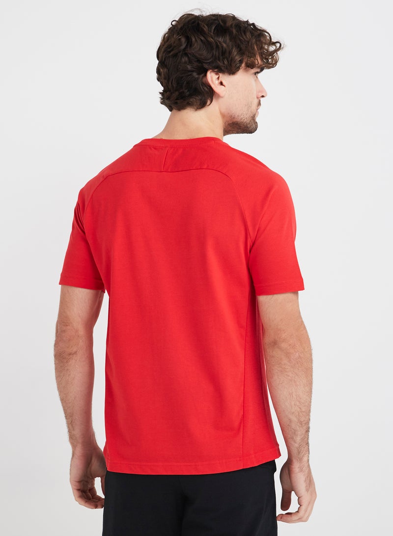 Crew Neck T-Shirt Red