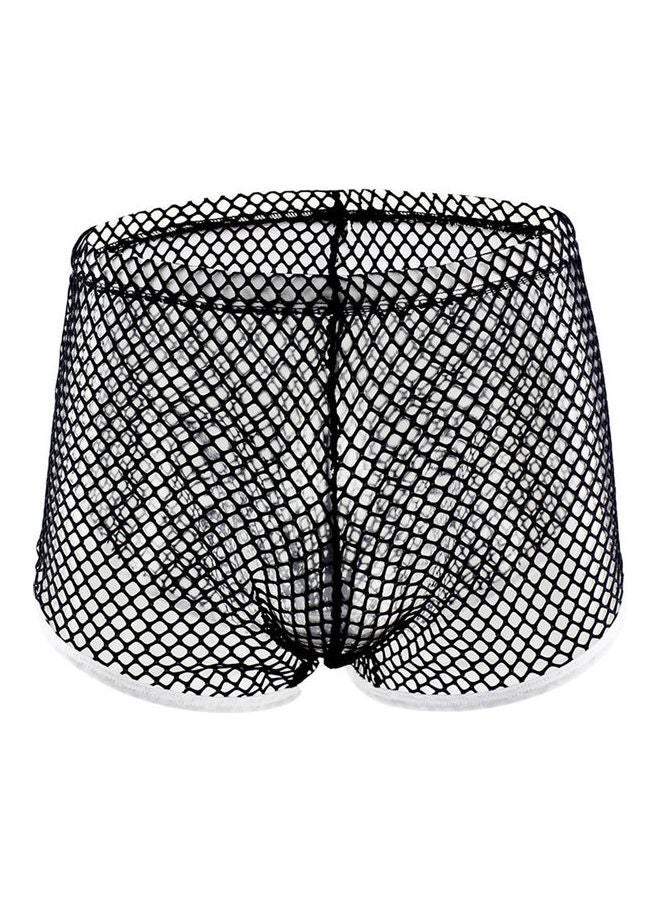 Breathable Mesh Boxer Black