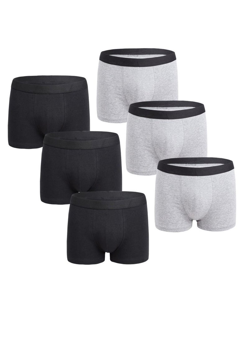 6PCS Men Breathable Underwear Brief Boxers Sets