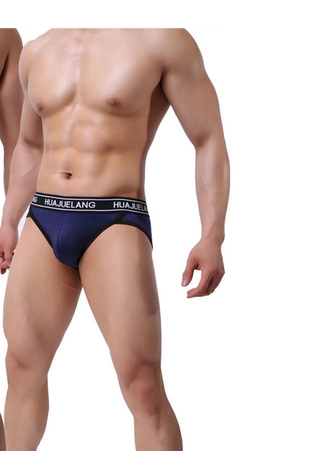 Men's Low Waist Underwear Briefs Royal Blue