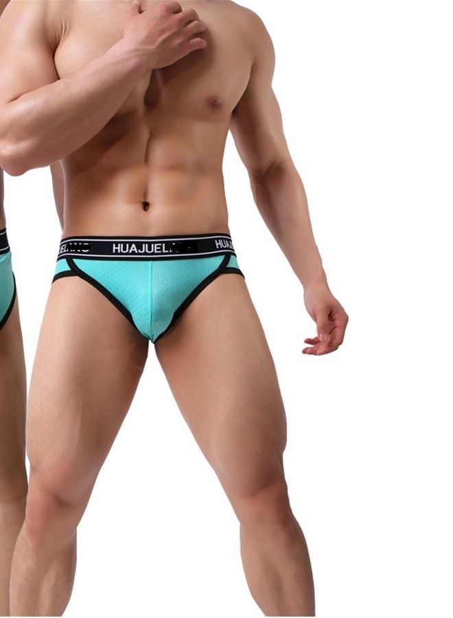 Men's Low Waist Underwear Briefs Emerald Green