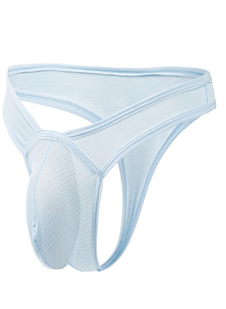 Low Rise Breathable Briefs Light Blue