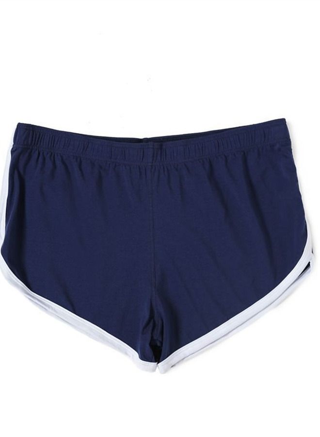 Flat Angle Low Waist Sports Underwear Royal Blue