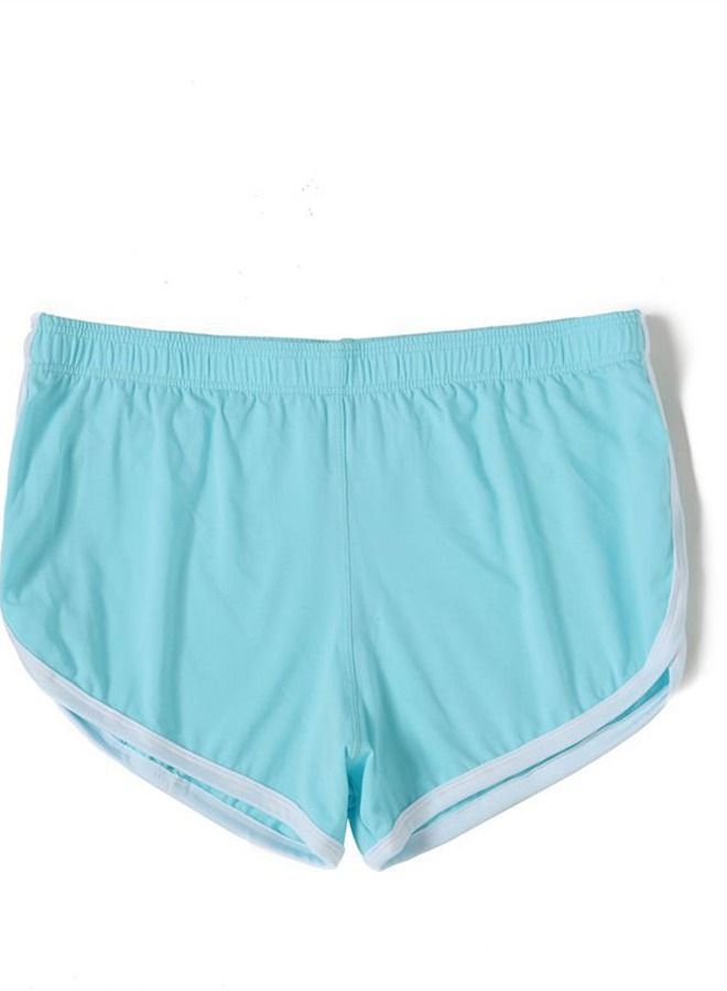 Flat Angle Low Waist Sports Underwear Sky Blue