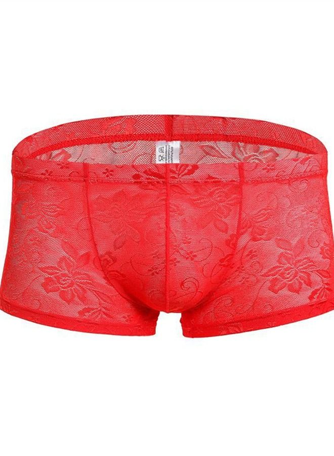 Low Rise Breathable Briefs Red