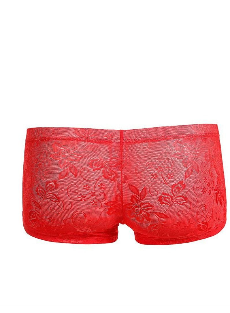 Low Rise Breathable Briefs Red