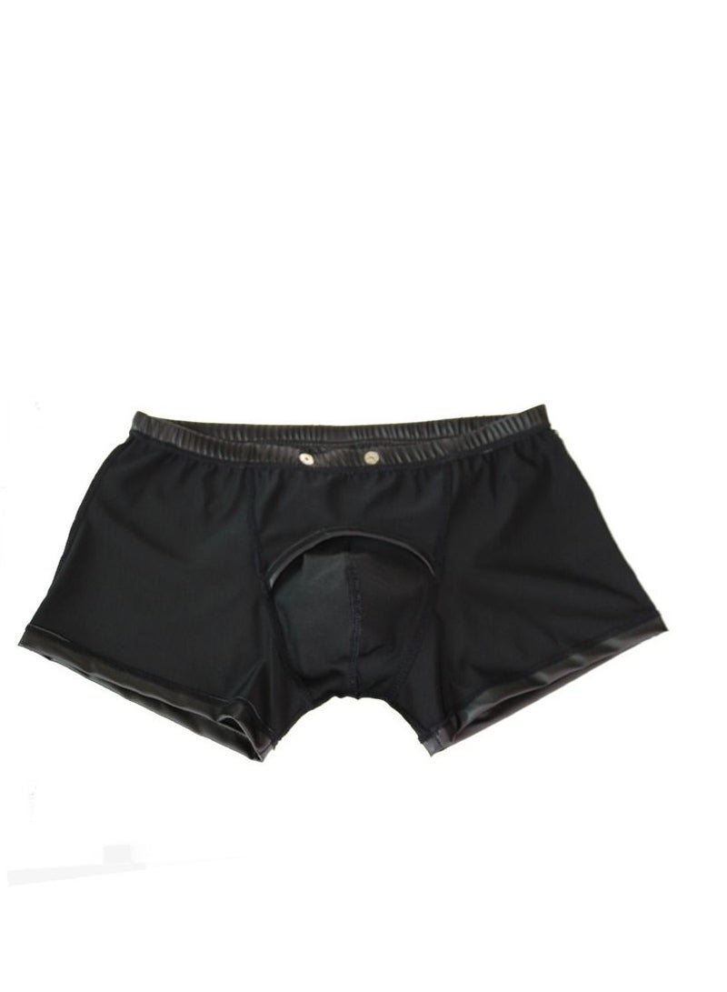 Black Fashionable Breathable Briefs Black